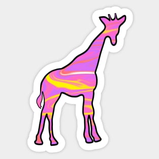 Groovy Giraffe Sticker